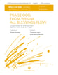 Praise God from Whom All Blessings Flow SATB choral sheet music cover